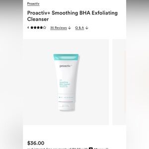 Proactiv+ Smoothing BHA Exfoliating Cleanser 🫧